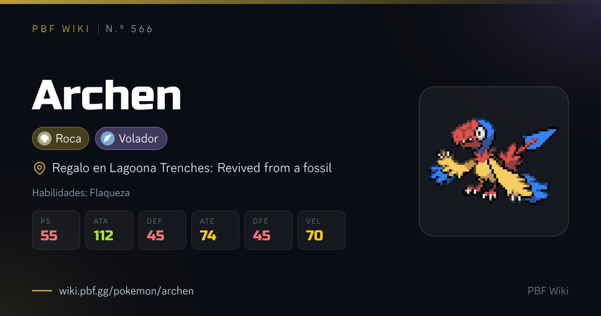 Archen | PBF Wiki