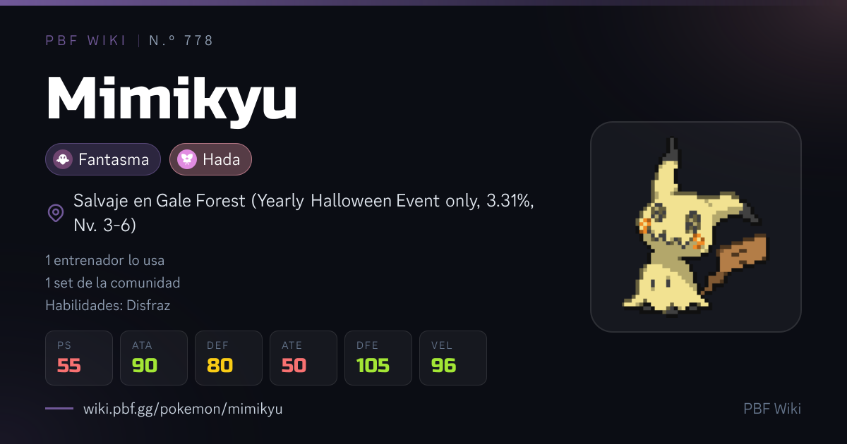 Mimikyu | PBF Wiki