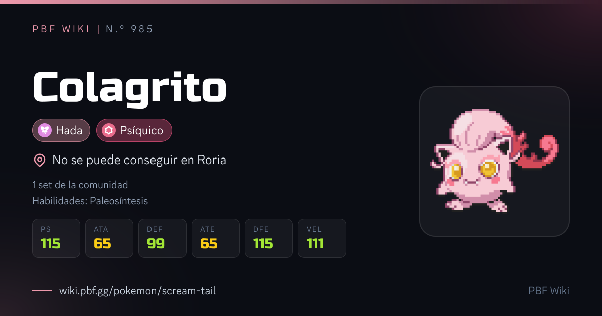 Colagrito | PBF Wiki
