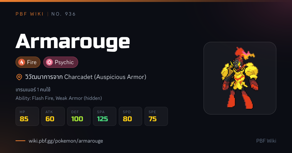 Armarouge | PBF Wiki